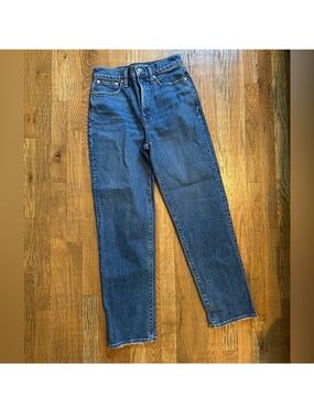 Madewell Perfect Vintage Straight Earlwood Classic Blue Leg Women's Jeans